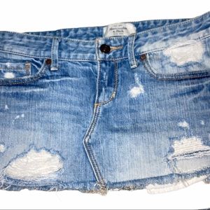 Abercrombie & Fitch jean skirt